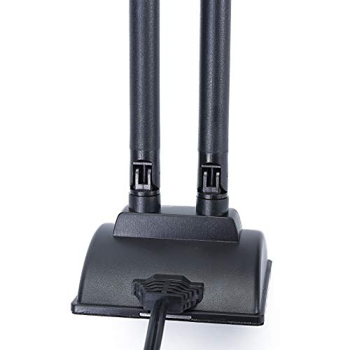 Antena-WiFi-SMA-24G-58G-Base-Magnetica-de-Doble-Frecuencia-5dBi-con-Cable-de-Extension-RP-SMA-Antena-Router-para-Tarjeta-y-Camara-WiFi-e-Inalambricas-PCI-Enrutador-Inalambrico-Bluetooth