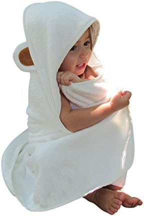 Bamboo Hooded Baby Towel with Bear Ears - Extra Thick and Soft (500gsm)
