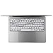MOSISO Silicone Keyboard Cover Protective Skin Compatible with MacBook Pro 13 inch 2017 & 2016 Release A1708 Without Touch Bar, MacBook 12 inch A1534, White Marble