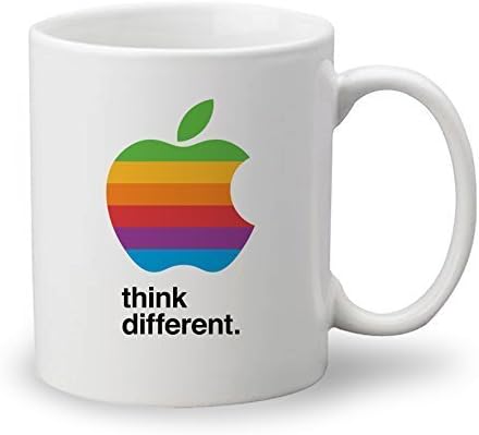 LightCreative Apple Logo Think Different Vintage Macintosh Custom Mug