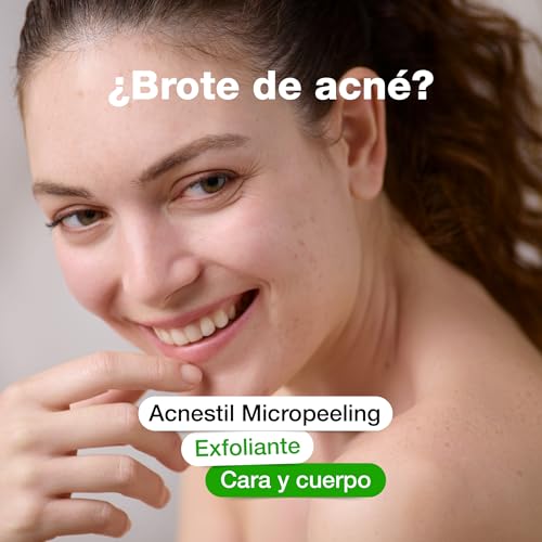 - Acnestil Micropeeling, Exfoliante Facial y Corporal con Ácido Salicílico, Niacinamida, Mejora la Textura, Combate el Acné y Marcas, Deja la Piel Suave y Uniforme - 100 ml