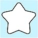 BeadTin Jelly Mix Sparkle 13mm Star Plastic Pony Beads (250pcs)
