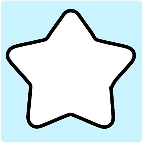 BeadTin Jelly Mix Sparkle 13mm Star Pony Beads (250pc)