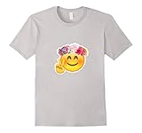 Hippie Smile Emoji t-shirt Bohemian Flower Child Peace