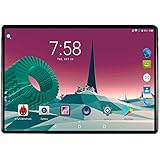 10 inch Android Tablet with Sim Card Slot - KuBi 10" 3G Unlocked GSM Phone Call Tablets Octa Core 4GB RAM 64GB ROM Built in GPS WIFI OTG Camera (Black Alloy)