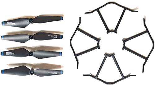 DEERC D10 Spare Parts for D10 RC Drone Include 4 Blades 4 Propeller Guards