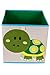Clever Creations Cute Turtle Collapsible Storage Organizer Folding Storage Cube for Bedroom & Living Room | Perfect Size Storage Cube for Books, Clothes, Electronics, or Gadgets
