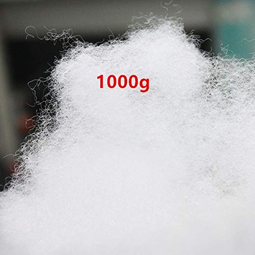 Maslin 1000g High Elastic Polyester PP Cotton Environmental Stuffing Fiber Filling Material Toys Pillows Doll Insert Fiberfill - (Color: 500g)