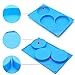 2-Pack 3-Cavity Cake Molds Silicone Resin Coaster Mold 3.9 Inch Round Disc Non-Stick Baking Molds, Mousse Cake Pan, French Dessert, Pie, Candy, Soap, Dia 10cm