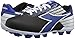 Diadora Kids' Ladro MD Jr Soccer Shoe, Black/Blue/White, 11 M US Little Kid