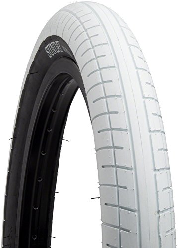 Sunday Street Sweeper Tire 20 x 2.4 White with Black Side Wall