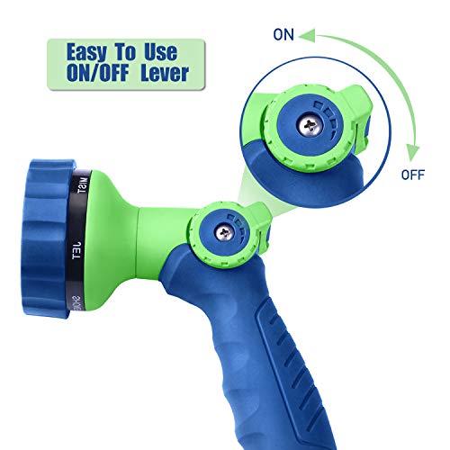 GREEN MOUNT Garden Hose Nozzle, Water Hose Spray Nozzle with Thumb