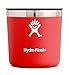Hydro Flask 10 oz Rocks Cup- Stainless Steel & Vacuum Insulated - Whiskey Glass Press-In Lid - Lava…