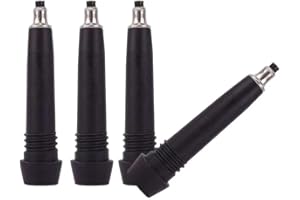 Holmgillick 8 Pcs Trekking Pole Tips Replacement Protectors, Trekking Pole Tips for Walking Sticks Rubber Tips for Hiking Sticks, Fits Most Standard Walking Sticks Shock Absorbing