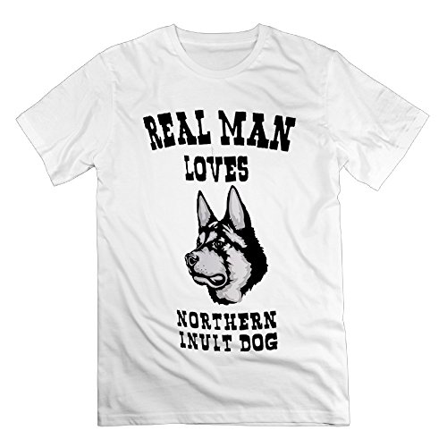 NOAC Men's Northern Inuit Dog Real Man Love It Cool Short Tshirts