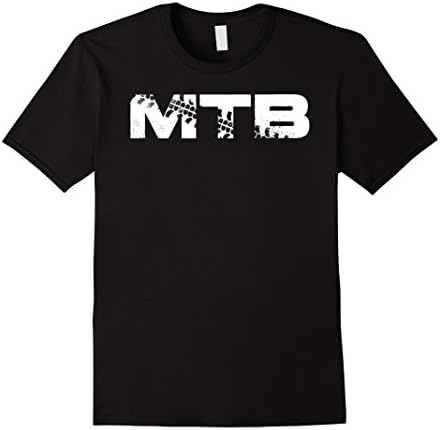 Men's MTB T-Shirt for Cycling, Downhill and Mountain Bike Fans Medium Black