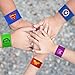 POKONBOY Superhero Slap Bracelets for Kids Party favors - 24 Pack Slap Bracelets for Boys Girls Kids Super Hero Birthday Party Favors Supplies Carnival Boys Prizes Christmas