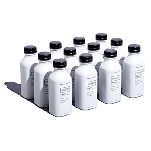 Soylent Meal Replacement Drink, Original, 14 oz Bottles, Pack of 12 Grocery & Gourmet Food, Beverages, Bottled Beverages, Water & Drink Mixes, Meal Replacement & Protein Drinks, Meal Replacement Drinks