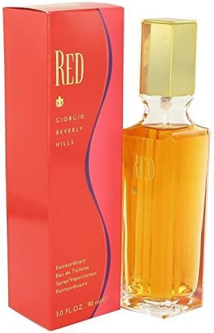 RED by Giorgio Beverly Hills Eau De Toilette Spray 3 oz for Women - 100% Authentic