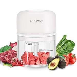 MMTX-Mini-Food-Chopper-Electric-Small-Food-Processor-Portable-Fruit-Blender-Mixer-Chops-Vegetables-Nuts-Onion-Meat-Mincer-Grinder-for-Baby-Food-USB-Rechargeable-37V-250ml MMTX Mini Food Chopper Electric Small Food Processor Portable Fruit Blender Mixer Chops Vegetables, Nuts & Onion Meat Mincer Grinder for Baby Food USB Rechargeable 3.7V 250ml