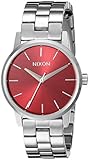 Nixon Small Kensington Red Dial Stainless Steel Ladies Watch A3611260
