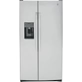 GE 25.3 cu. ft. Side by Side Refrigerator in Fingerprint Resistant Stainless Steel, Standard Depth