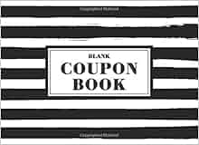 Blank Coupon Book: Booklet of Blank Coupons Templates to Fill In ...
