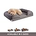 Petlo Orthopedic Pet Sofa Bed - Dog, Cat or Puppy Memory Foam Mattress Comfortable Couch for Pets with Removable Washable Cover (Small - 27
