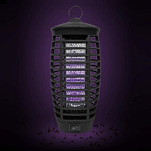 Wanqueen 2019 Upgraded Bug Zapper, Indoor Outdoor Electronic Insect Killer with UV Light, Mosquito Trap, Fly Pests Catcher Lamp (Black)