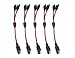 WMYCONGCONG 5 PCS 18AWG SAE Power Connector Cable Y Splitter 1 to 2 SAE Extension Cable 11.8in for Automotive Solar Battery Connection and Transfer