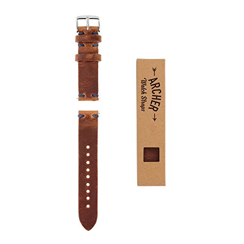 Archer Watch Straps Handmade Horween Leather Quick Release Replacement