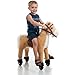 Happy Trails Plush Walking Horse with Wheels and Foot Rest
