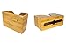 Bamboo Dual-Dispensing Multi-Fold Paper Towel Holder. Wall Mount or use on Counter Top, Table, or Sink for Portable Use. Houses Single, Z, C, Multi-Fold Paper/Hand Towels(Paper Towels Not Included)