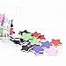 50-Pcs Star-Shaped Colored Magnets, Fridge Magnets for Class Whiteboard/Chalkboard, Reward Magnets for Chore Chart/Behavior Chart/Magnetic Sheet/Calendar/Lockers, Pentagram