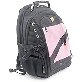 Guard Dog Security ProShield 2 Bulletproof Backpack NIJ Certified IIIA, Multimedia Connections and Enhanced Gel Comfort, Black/Pink