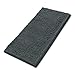 Mayshine Non-slip Bathroom Rug Safety Shower Mat Machine-washable Bath Carpet with Water Absorbent Soft Microfibers of - Dark Gray（24×39 inches）