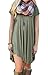 NuoReel Women's Short Sleeve Casual Loose T-Shirt Tunic Dress
