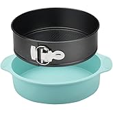 Aunewmei 9”Springform Pan Round Cake Baking Pans with Removable Bottom Leakproof Cheesecake Springform Pan Protector10“Bakeware for Cake Cheesecakes Pizza Quiches A unique gift for baking enthusiasts