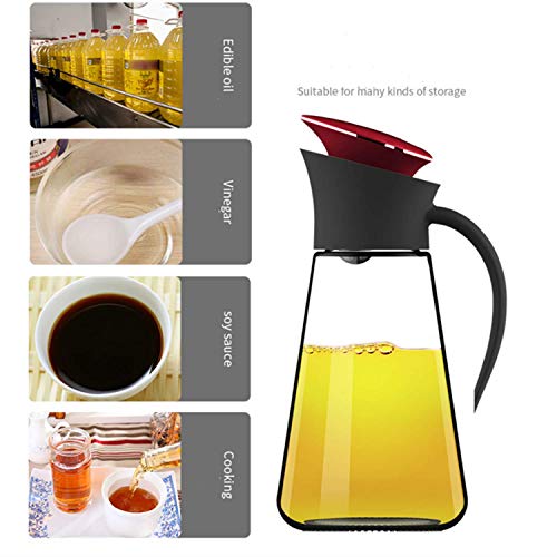 YOPAY 2 Pack Drip Free Olive Oil Dispenser Bottle for Kitchen Cooking