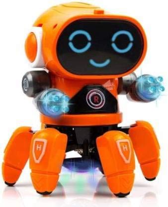 orange robot toy