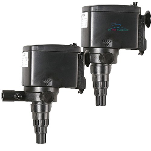 Ministry of Warehouse 2 Pcs 320 GPH Powerhead Submersible Pump Aquarium