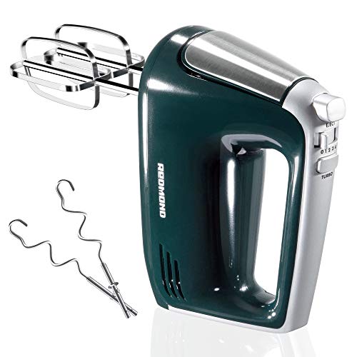 Hand Mixer Electric, REDMOND Handheld Mixer 5Speed Compact with Turbo