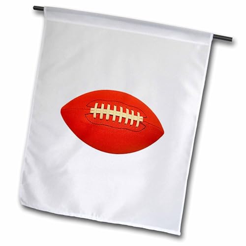 3dRose fl_3183_1 Football, Garden Flag, 12 by 18-Inch
