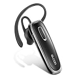 GLCON GJ-02 Stereo Wireless Bluetooth 4.0 BT Headset with A2DP, Music Streaming Dual Pairing, Noise Cancellation, Echo Cancellation, Microphone Mic - Black