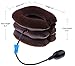 Bargain Crusader Inflatable Cervical Neck Traction Air Inflatable Pillow Neck Head Stretcher Pain Relief Collar (for Adults, Brown)