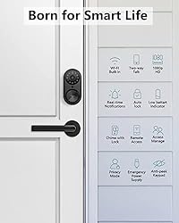 Revolo WFV01 Smart Lock with Camera, WiFi Smart