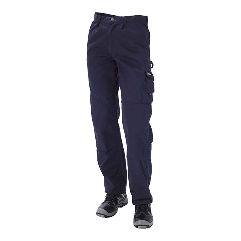 J.A.K. 910105080 Series 9101 65% Polyester/35% Cotton Trousers Navy Size 46 R (32/32)