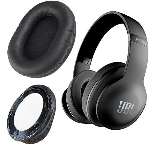 Replacement Leather Earpads for JBL Everest 700 Elite V700 Everest 700bt Platinum Everest Elite 700 Headphones Repair Parts(Black)
