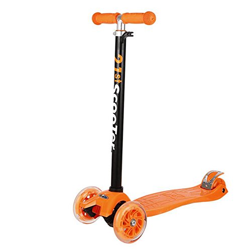 Scooters for Kids,Kingo Wide Deck 3 Wheels Scooter 4 Years and Up with