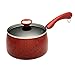 Paula Deen Signature Porcelain Nonstick 3- Quart Sauce Pan in Red